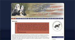 Desktop Screenshot of beardedcollieclub.us